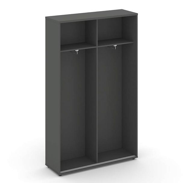 Стайл Проджект Шкаф-купе для одежды SN.SHK-003 Антрацит/Черный Ручки 1200*400*1982 - Вид 2