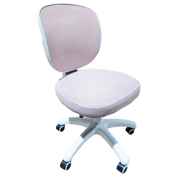 Кресло детское BRABIX KIDS "MG-230", без подлокотников, сетка/ткань TW, розовое, 533319 - Вид 2