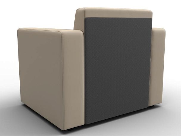 Кресло Лига-093 Экокожа бежевый - Вид 5