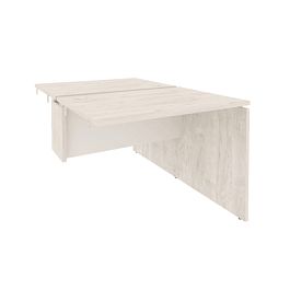 Onix Стол-приставка двойной к опорным элементам O.D.SPR-1.7 Денвер светлый/Белый бриллиант 980*1475*750 - Фото предпросмотра