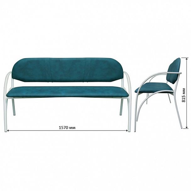 Диван-скамейка М117-013 beige - Вид 3