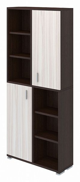 Стеллаж комбинированный Домино ПУ-30-2 Венге/Карамель - Вид 1