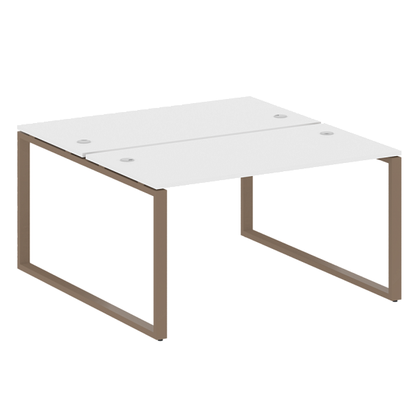 Metal System Р. ст. на О-образном м/к БО.РАС-СП-2.3 Белый/Мокко металл 1400*1475*750 - Вид 1