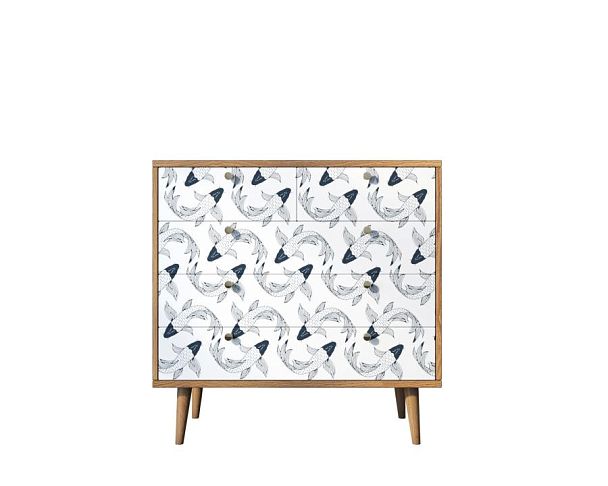 Комод Berber пять ящиков 36 принт арт BB36/Print_36 - Вид 1