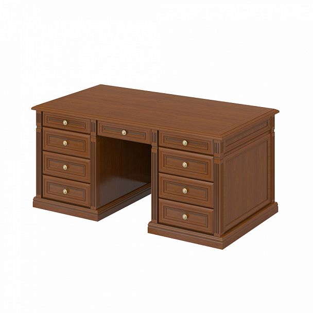 Стол руководителя "Версаль" ПК-ВР-СТ175х90/ДП-В1-209 орех орвието - Вид 1