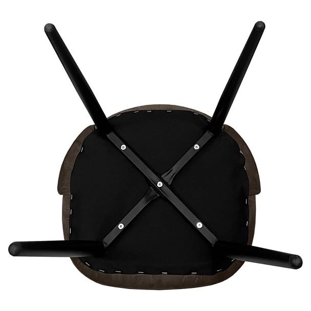 Стул BRABIX "Novita CF-060", экокожа черная, каркас металлический усиленный черный, 532781 - Вид 8