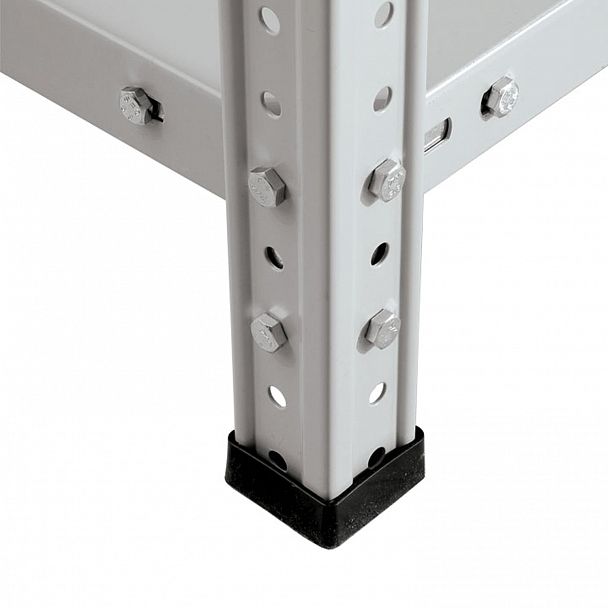 Стойки MS (2550 мм), КОМПЛЕКТ 4 шт. для металлического стеллажа, цвет серый - Вид 7