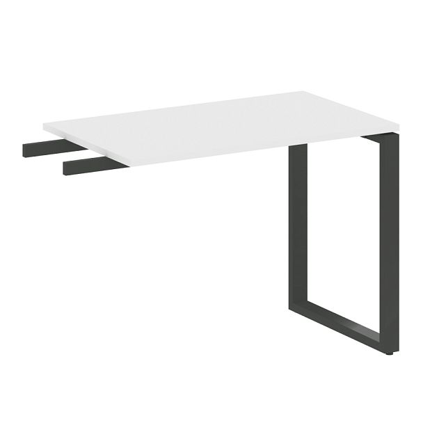 Metal System Приставной элемент на О-образном м/к БО.ПР-3 Белый/Антрацит металл 1000*600*750 - Вид 1