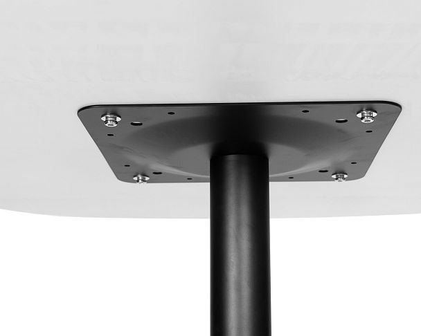 Стол обеденный DOBRIN OTIS (белая столешница, черное основание) - Вид 6