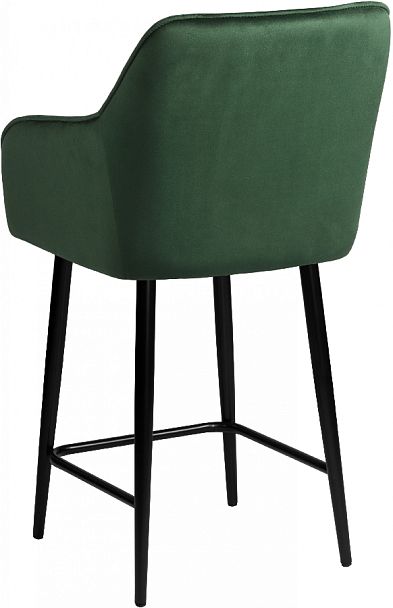 Комплект полубарных поворотных кресел Мони К, Confetti deep forest/черный, 2 шт. - Вид 6