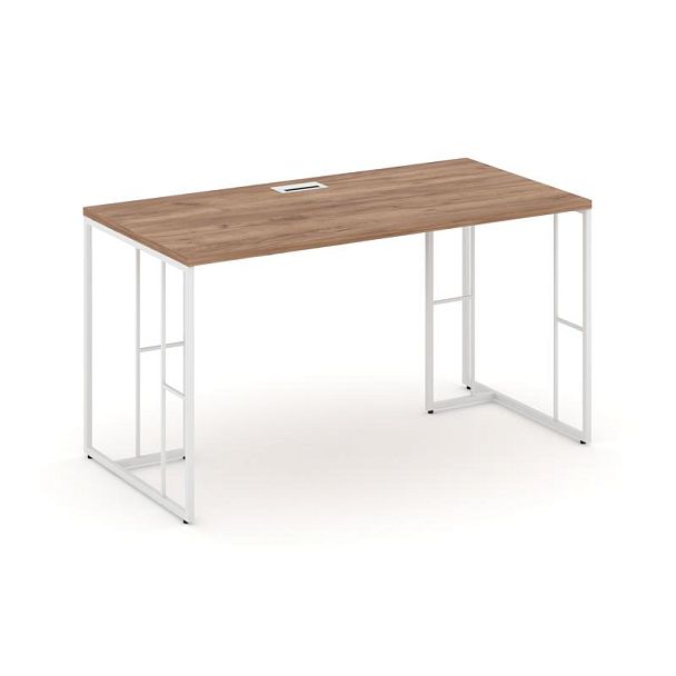 Rift Стол письменный RF.SP-012 Дуб Табак/Металл Белый 1180*700*750 - Вид 1