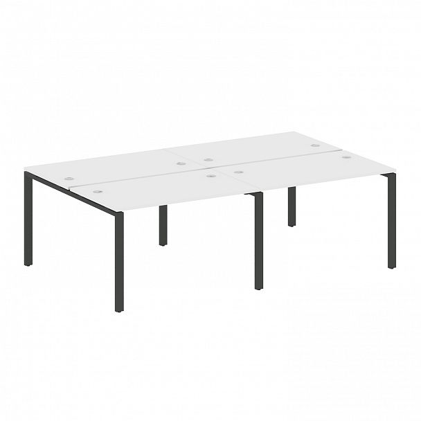 Рабочая станция "Metal System" БП.СМ-4.2 белый/антрацит - Вид 1