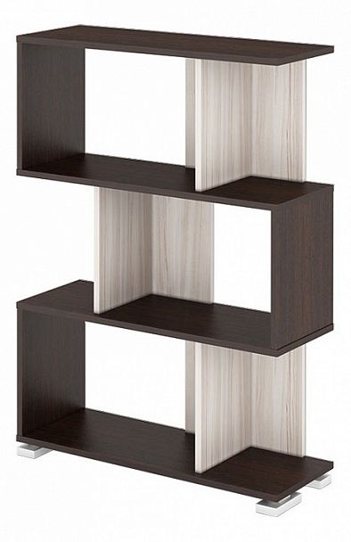 Стеллаж Домино СЛ-5-3 Венге/Карамель - Вид 1