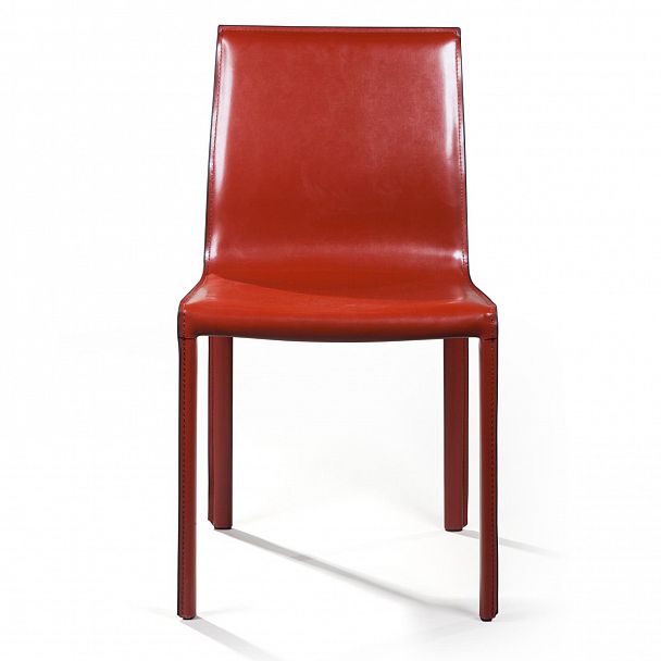 Стул Barrie, кожа ретро-красный - Вид 3