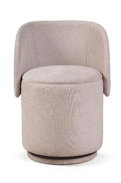 Пуф с кручением Bubble, шенилл puffy бежевый - Вид 2