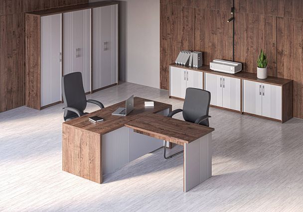 Стол письменный Point 200x80x75 дуб апрельский - Вид 8