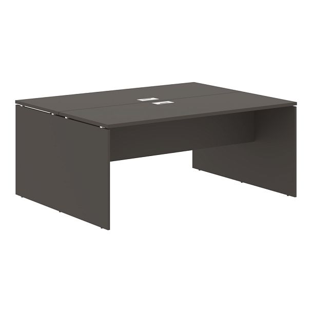 Стол двойной ED2ST 1767 Мокко/Белый 1760х1346х750 EDIS - Вид 1