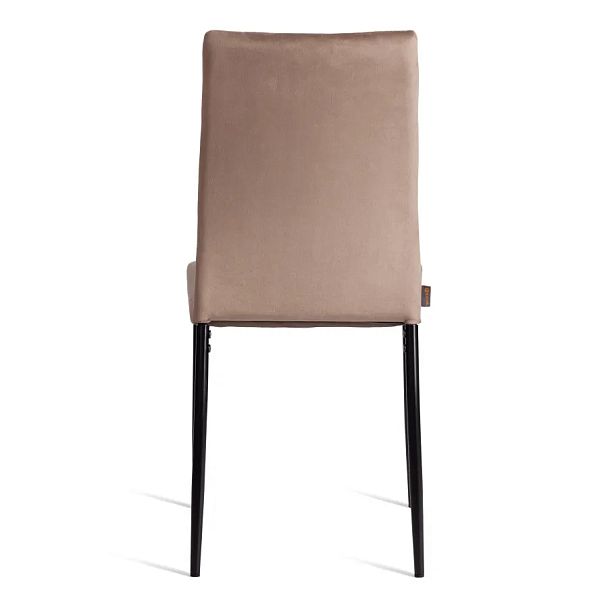 Стул Капри/Capri (мод.BC565-DC)/2 шт. в упаковке, металл, флок, Beige (бежевый) HLR8 / черный - Вид 4