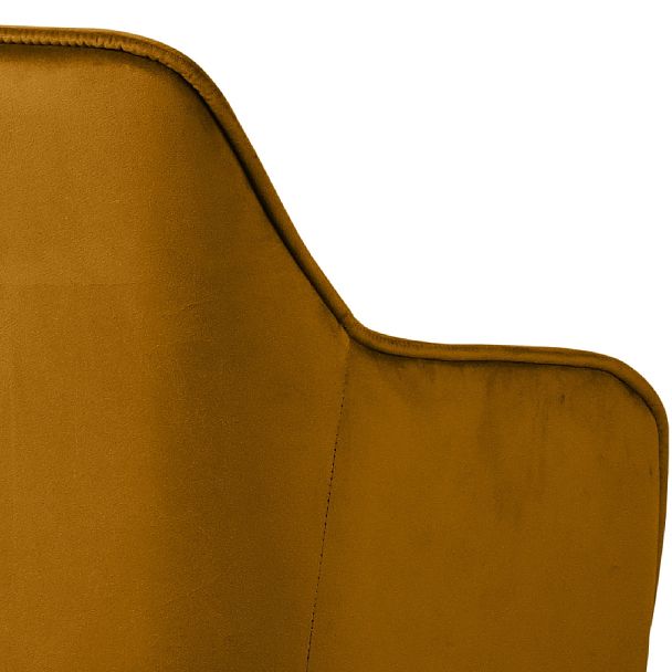 Комплект барных поворотных кресел Мони К, Confetti chai tea/черный, 2 шт. - Вид 10