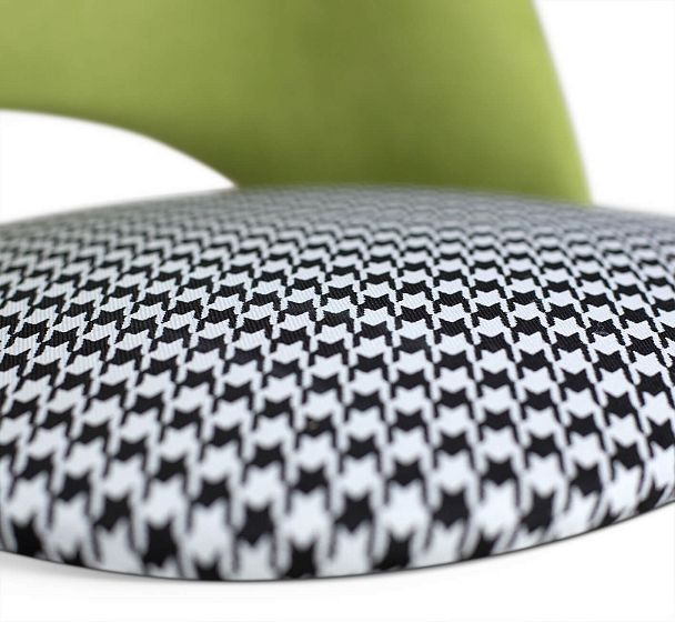 Стул Sheffilton SHT-ST34-3/S64 оливковый/гусиная лапка/хром лак - Вид 9