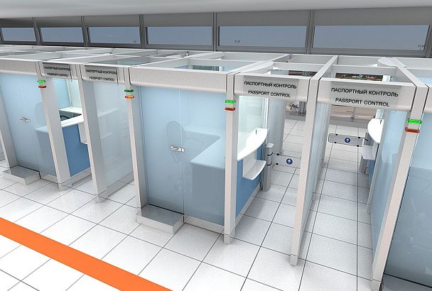 Кабины паспортного контроля с облицовкой композитными материалами - Вид 3