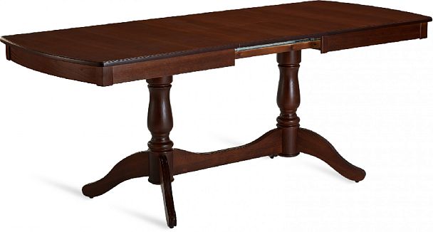 Стол деревянный раздвижной Брэйт 150(200)х80х76 Античный орех - Вид 4