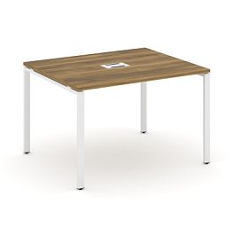 Concept Стол переговорный (1 столешница) CN.PRG-012 Сандал Янтарный/Металл Белый 1180*980*750 - Фото предпросмотра