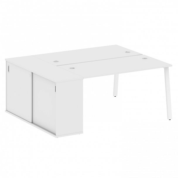 Рабочая станция "Metal System" БА.РС-СШК-1.3 белый - Вид 1