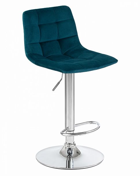 Стул барный DOBRIN TAILOR (морской волны велюр (MJ9-99)) - Вид 1