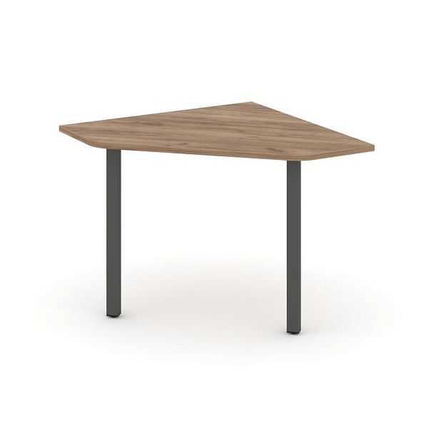 Стайл Проджект Угловой элемент перег. стола SN-5.UPRG-001 Дуб Табак/Металл Антрацит 980*980*750 - Вид 1