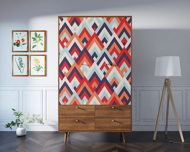 Шкаф трехстворчатый "Berber" принт 2 - Вид 7