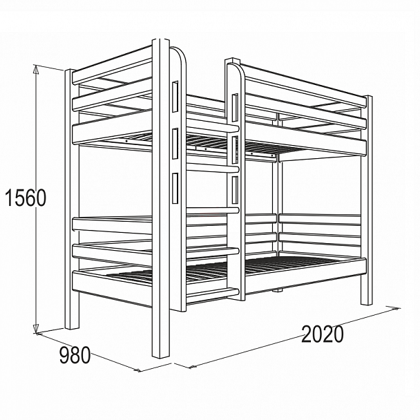 Кровать "Омега 14" №9 - Вид 2