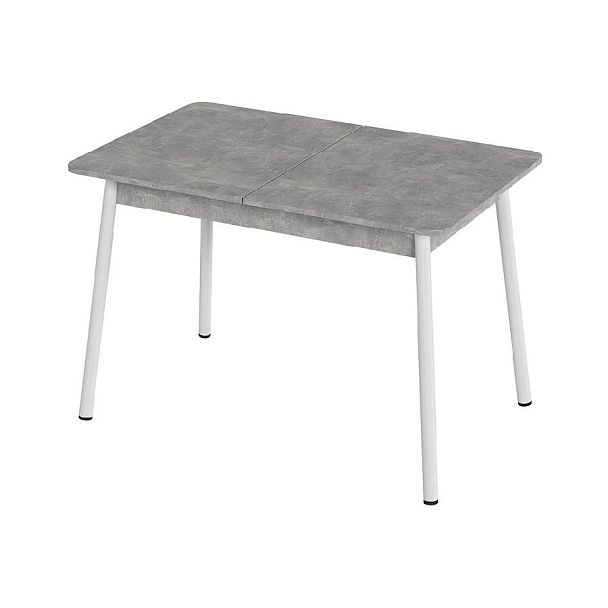 Стол Лион 2 ЛДСП (Подстолье косое белое) НЕ ВЫБИРАТЬ Ателье светлый - Вид 1