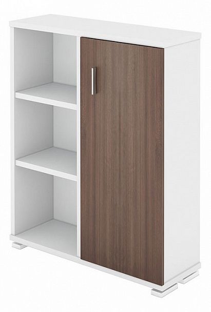 Тумба комбинированная Домино ПУ-50-2 Белый/Шамони - Вид 1