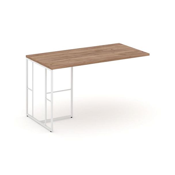 Rift Direct Брифинг-приставка RF.BR-004 Дуб Табак/Металл Белый 1380*700*750 - Вид 1