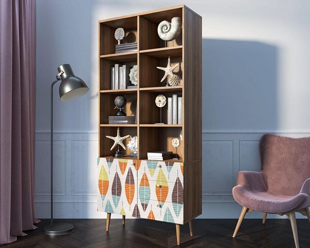 Стеллаж на комоде Berber принт 48 арт BB44/Print_48 - Вид 3