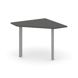 Style Project Next Угловой элемент переговорного стола SN-59.UPRG-001 Антрацит/Металл Серый 980*980*750 - Фото предпросмотра