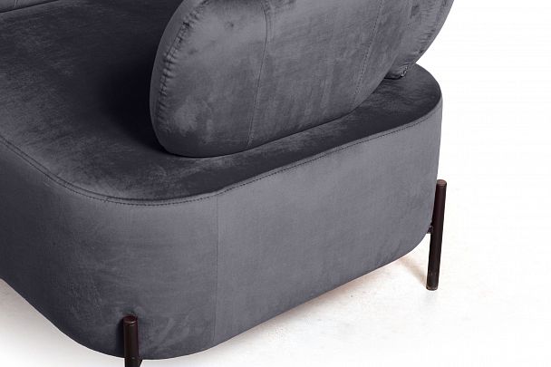 Кресло Dandy, бархат серый 27 - Вид 6