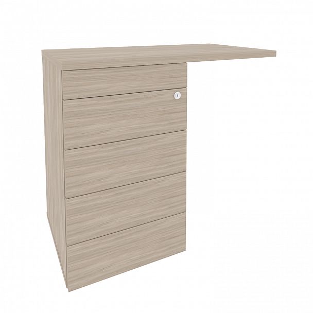 Тумба "Onix" O.TPU-4 TIP дуб аттик - Вид 1