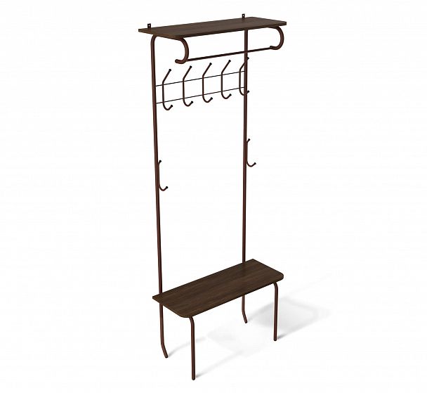 Вешалка Sheffilton SHT-HW1 коричневый муар/венге - Вид 3