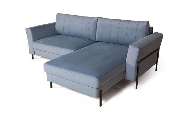 Fiji диван-кровать с шезлонгом, велюр - Вид 2