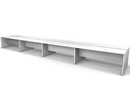 EUROPE/ЕВРОПА RE016-712х123 Двухсторонняя станция 7120x1230x750 Белый - Фото предпросмотра