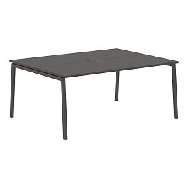 Стол 2-х местный ELWST 1713 Мокко/Мокко 1760х1346х750 EDIS - Фото предпросмотра