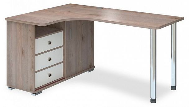 Стол письменный Домино нельсон СР-145СМ Белый/Нельсон левый - Вид 1