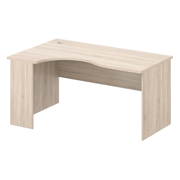 Стол эргономичный левый "Компьютерные столы"  ПК-АРМ-СТЭ155Х100Л-В3-966 дуб сонома - Вид 1