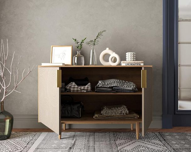 Комод с двумя дверками Line R18/beige - Вид 2