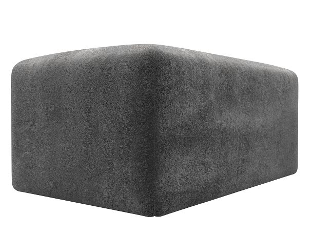 Модуль пуф Лига-060 НПБ Велюр серый - Вид 3