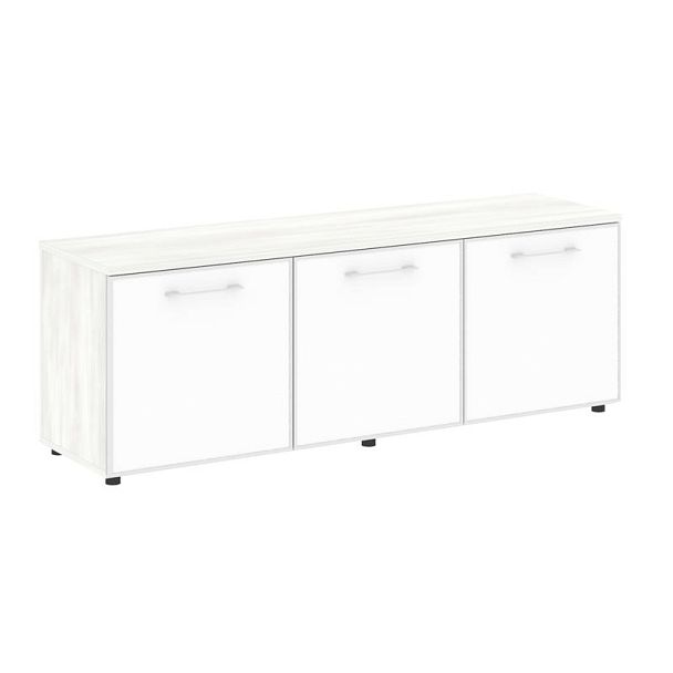 Ялта Тумба модульная LT.TS-3.5 white Снежная Патина/Стекло White 1642*450*580 - Вид 1