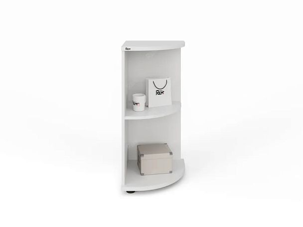 ЛАЙТ / LIGHT RLG028-35x35 Угловой стеллаж 35x35x77 Белый - Вид 3