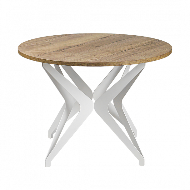 Стол Вольтер d1000, лдсп Дуб Галифакс табак - Вид 3